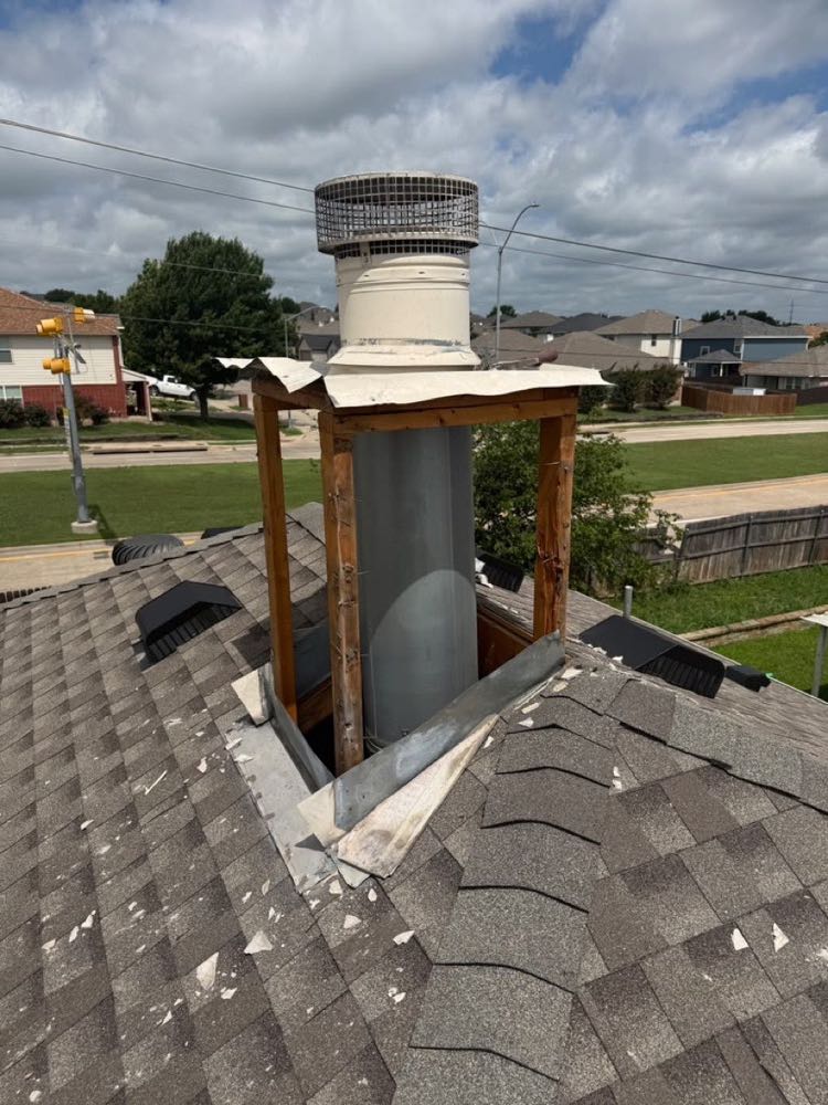 Luxury metal chimney pot crowning a custom Dallas–Fort Worth chimney